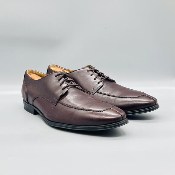 Cole Haan Shoes Mens 10 Brown Leather Derby Oxford Dress Square Toe Classic main image 10